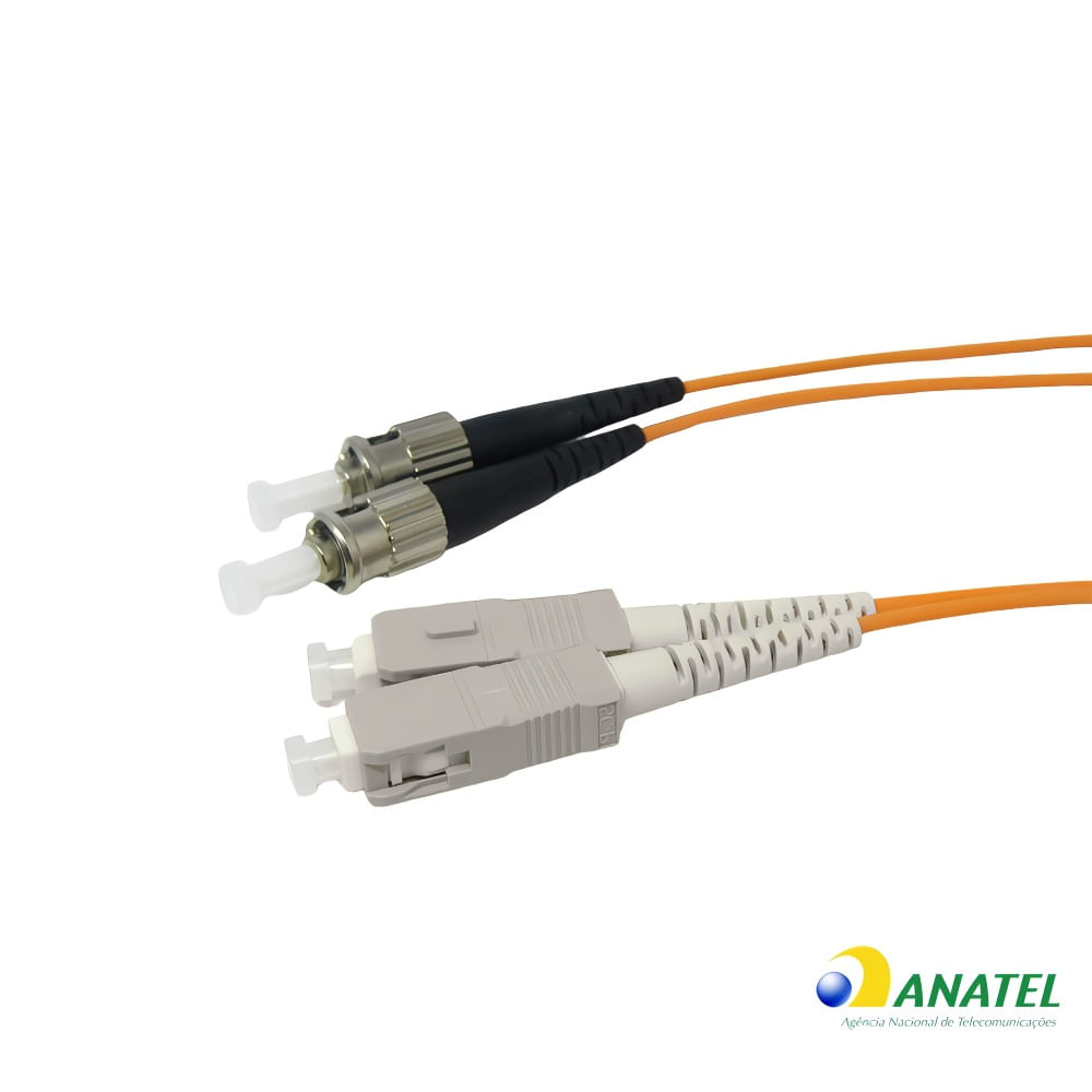Cordão Óptico Duplex ST/SC/SPC MM Furukawa 2,50 Metros Cordão Optico Duplex ST/SC/SPC MM Furukawa 2,50 Metros